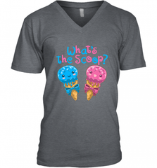 Gender Reveal Family Party Ice Cream What's the Scoop Men's V-Neck Men's V-Neck - HHHstores