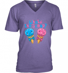 Gender Reveal Family Party Ice Cream What's the Scoop Men's V-Neck Men's V-Neck - HHHstores