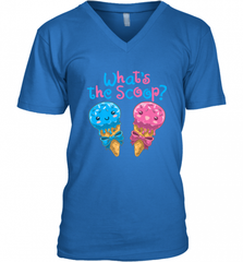 Gender Reveal Family Party Ice Cream What's the Scoop Men's V-Neck Men's V-Neck - HHHstores