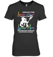 Lacrosse Strong Lacrosse Mom Women's Premium T-Shirt Women's Premium T-Shirt - HHHstores