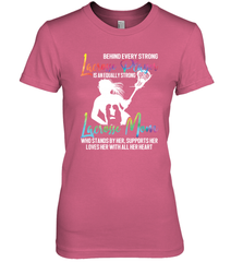 Lacrosse Strong Lacrosse Mom Women's Premium T-Shirt Women's Premium T-Shirt - HHHstores