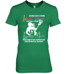 Lacrosse Strong Lacrosse Mom Women's Premium T-Shirt