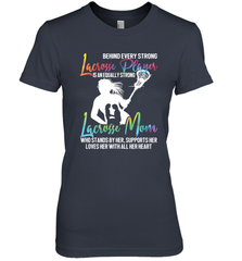 Lacrosse Strong Lacrosse Mom Women's Premium T-Shirt Women's Premium T-Shirt - HHHstores