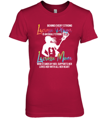 Lacrosse Strong Lacrosse Mom Women's Premium T-Shirt Women's Premium T-Shirt - HHHstores