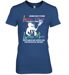 Lacrosse Strong Lacrosse Mom Women's Premium T-Shirt Women's Premium T-Shirt - HHHstores