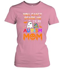 You Can't Scare Me I'm An Autism Mom Ghost Awareness Funny Women's T-Shirt Women's T-Shirt - HHHstores