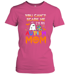 You Can't Scare Me I'm An Autism Mom Ghost Awareness Funny Women's T-Shirt Women's T-Shirt - HHHstores