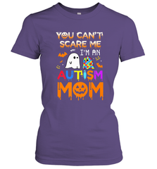 You Can't Scare Me I'm An Autism Mom Ghost Awareness Funny Women's T-Shirt Women's T-Shirt - HHHstores