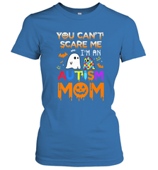 You Can't Scare Me I'm An Autism Mom Ghost Awareness Funny Women's T-Shirt Women's T-Shirt - HHHstores