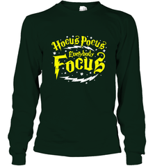 Hocus Pocus Everybody Focus Halloween Teacher Or Student Long Sleeve T-Shirt Long Sleeve T-Shirt - HHHstores
