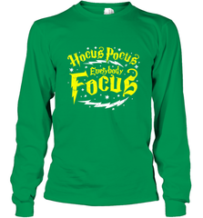 Hocus Pocus Everybody Focus Halloween Teacher Or Student Long Sleeve T-Shirt Long Sleeve T-Shirt - HHHstores