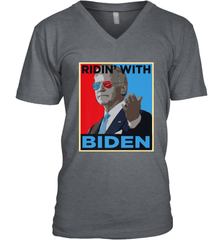 Ridin With Biden _ Hope Poster Parody Men's V-Neck Men's V-Neck - HHHstores