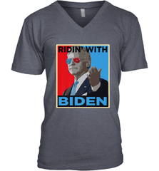 Ridin With Biden _ Hope Poster Parody Men's V-Neck Men's V-Neck - HHHstores