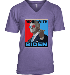 Ridin With Biden _ Hope Poster Parody Men's V-Neck Men's V-Neck - HHHstores