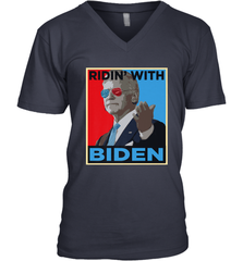 Ridin With Biden _ Hope Poster Parody Men's V-Neck Men's V-Neck - HHHstores