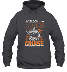 My Broom Broke So Now I Am A Nurse Halloween Costume Hooded Sweatshirt Hooded Sweatshirt - HHHstores