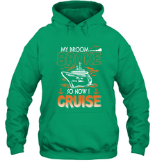 My Broom Broke So Now I Am A Nurse Halloween Costume Hooded Sweatshirt Hooded Sweatshirt - HHHstores