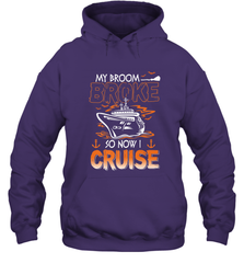 My Broom Broke So Now I Am A Nurse Halloween Costume Hooded Sweatshirt Hooded Sweatshirt - HHHstores