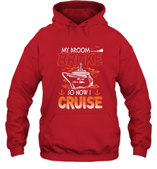 My Broom Broke So Now I Am A Nurse Halloween Costume Hooded Sweatshirt Hooded Sweatshirt - HHHstores