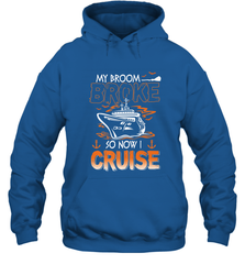 My Broom Broke So Now I Am A Nurse Halloween Costume Hooded Sweatshirt Hooded Sweatshirt - HHHstores