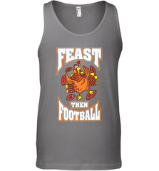 Funny Thanksgiving Turkey Feast Than Football Men's Tank Top Men's Tank Top - HHHstores