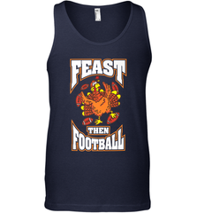 Funny Thanksgiving Turkey Feast Than Football Men's Tank Top Men's Tank Top - HHHstores