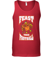 Funny Thanksgiving Turkey Feast Than Football Men's Tank Top Men's Tank Top - HHHstores