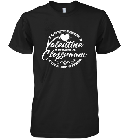 Valentine's Day Teacher School classroom Art Heart Lover Men's Premium T-Shirt Men's Premium T-Shirt / Black / XS Men's Premium T-Shirt - HHHstores