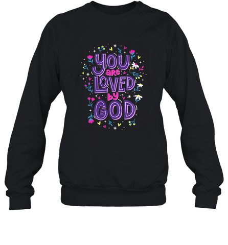 Christian Valentine's Day Crewneck Sweatshirt Crewneck Sweatshirt / Black / S Crewneck Sweatshirt - HHHstores