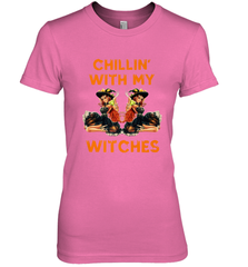 Cool Chillin With My Witches Halloween Costume Women's Premium T-Shirt Women's Premium T-Shirt - HHHstores