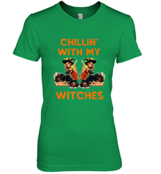 Cool Chillin With My Witches Halloween Costume Women's Premium T-Shirt