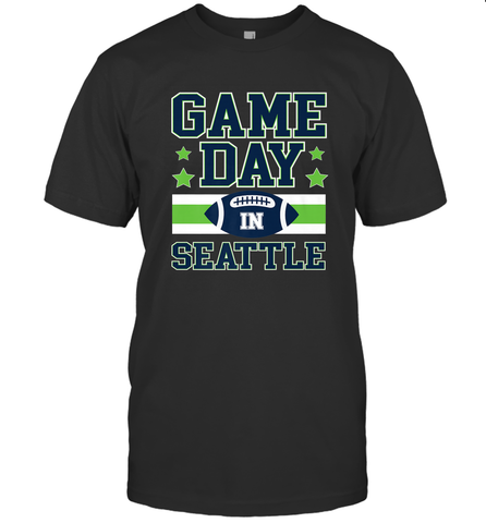 NFL Seattle Wa. Game Day Football Home Team Men's T-Shirt Men's T-Shirt / Black / S Men's T-Shirt - HHHstores