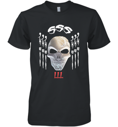 The mask of skull Halloween Men's Premium T-Shirt