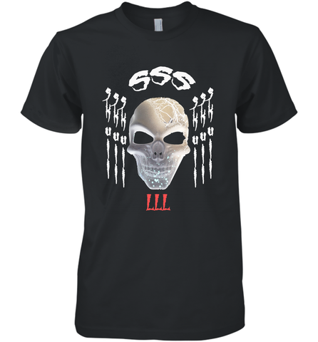 The mask of skull Halloween Men's Premium T-Shirt Men's Premium T-Shirt / Black / XS Men's Premium T-Shirt - HHHstores