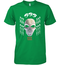 The mask of skull Halloween Men's Premium T-Shirt