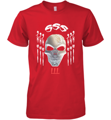 The mask of skull Halloween Men's Premium T-Shirt Men's Premium T-Shirt - HHHstores