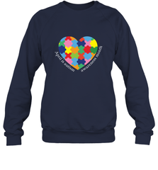 April is autism awareness month T shirt Crewneck Sweatshirt Crewneck Sweatshirt - HHHstores