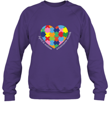 April is autism awareness month T shirt Crewneck Sweatshirt Crewneck Sweatshirt - HHHstores