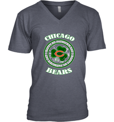 NFL Chicagi Bears Logo Happy St Patrick's Day Men's V-Neck Men's V-Neck - HHHstores