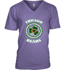 NFL Chicagi Bears Logo Happy St Patrick's Day Men's V-Neck Men's V-Neck - HHHstores