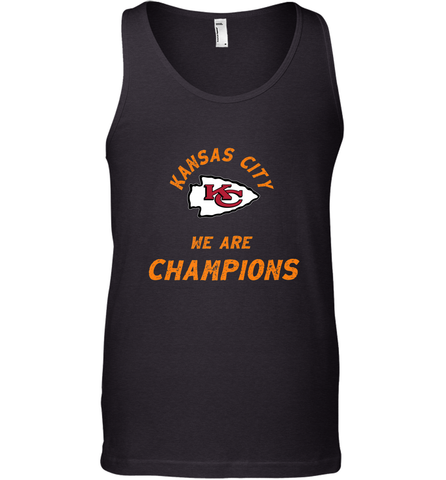 KC Kansas City Tribal Arrowhead we are Champions Men's Tank Top Men's Tank Top / Black / XS Men's Tank Top - HHHstores