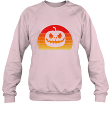 Retro Pumpkin Silhouette  Vintage Halloween Crewneck Sweatshirt Crewneck Sweatshirt - HHHstores