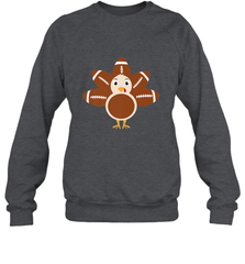 Funny Football Turkey Fall Thanksgiving Football Crewneck Sweatshirt Crewneck Sweatshirt - HHHstores