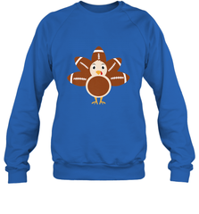 Funny Football Turkey Fall Thanksgiving Football Crewneck Sweatshirt Crewneck Sweatshirt - HHHstores