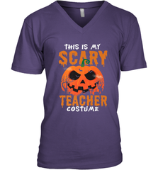 This Is My Scary Teacher Costume Halloween Gift Men's V-Neck Men's V-Neck - HHHstores