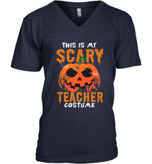 This Is My Scary Teacher Costume Halloween Gift Men's V-Neck Men's V-Neck - HHHstores