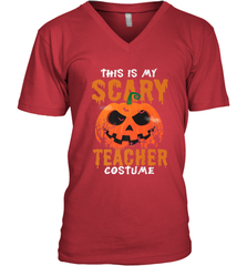 This Is My Scary Teacher Costume Halloween Gift Men's V-Neck Men's V-Neck - HHHstores