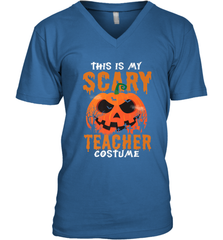 This Is My Scary Teacher Costume Halloween Gift Men's V-Neck Men's V-Neck - HHHstores