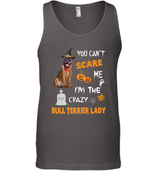 YOU CAN'T SCARE ME I'M THE CRAZY BULL TERRIER LADY SHIRT Men's Tank Top Men's Tank Top - HHHstores