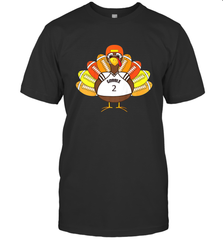 Cool Thanksgiving Football Shirt _ Gobble Player Turkey Gift Men's T-Shirt Men's T-Shirt - HHHstores